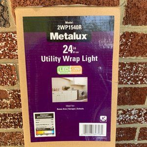 Metalux LED Wraparound Light Fixture - New